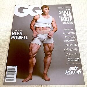 Brand New GQ Magazine US October 2025 Glen Powell